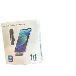 Wireless Lavalier Microphone - Compact Design for Versatile Use, Ideal for Various Applications