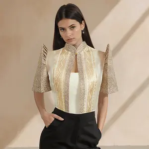 Modern Filipiniana Blazer outfits Elegant Comfortable Clothing Piece