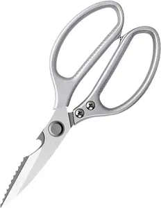 3 in 1 Heavy-Duty Kitchen Scissors -Cooking sheers for Chicken | Meat | Poultry | Vegetables, 304 Stainless Steel, Perfect Gift for Giving Handles