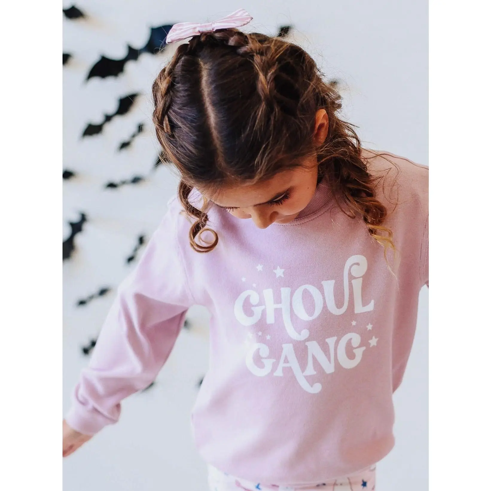 Ribbed Sweatshirt - Lavender Lace G.G.