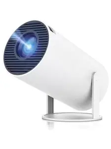 Mini Projector With WIFI and , Portable Projector 4K Support, Android 13, Auto Keystone, 180? Rotatable, 40"-150" Screen Small Projector HY300 Pro