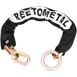 Heavy Duty Security Chain, 2FT x 3/8" Thick Hardened Steel Cut Proof Anti-Theft Lock Chain For Motorcycles,Bikes,ATVs,Trailers,Fences