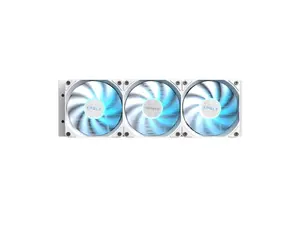 GIGABYTE EAGLE 360 ICE - AIO Liquid CPU Cooler - 360mm Radiator, 3x 120mm High-Volume PWM Fans, Compatible with Intel LGA 1851/1700/115X/1200, AMD AM5/AM4 - White (GP-GIGABYTE EAGLE 360I)