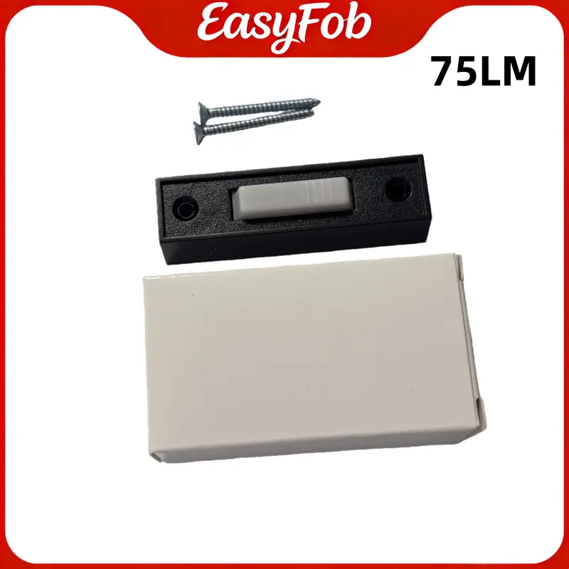 LED Lighted Push Button On/Off Wall Switch (AG70) - 75LM Smart Home Control for Liftmaster Garage Door Opener & Gate Control