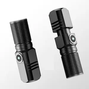 Portable Handheld Flashlight, Mini Rechargeable, Easy to Carry, Ideal for Outdoor Activities, Camping, Hiking, Fishing, Work