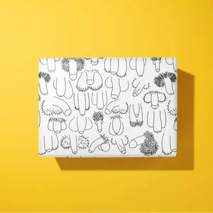 Naughty Santa Xmas Wrapping Paper, Funny Naughty Jingle Balls Christmas Wrapping Paper NSFW Joke Gift Wrap Inappropriate White Elephant Adult Vulgar Offensive Present