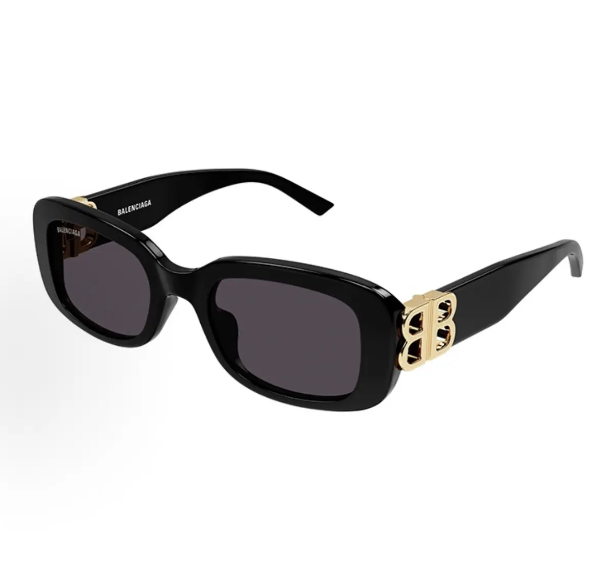 Pre-owned Brand New,Balenciaga BB Logo Rectangular Sunglasses