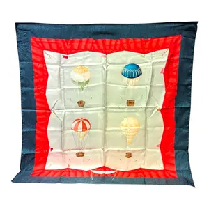 Pre-owned Bvlgari Silk Small Leather Goods Scarf