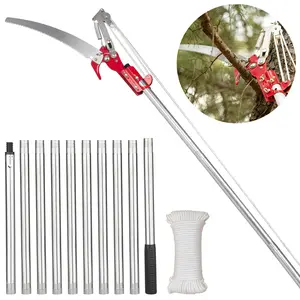 13-foot saw, high branch shear, multi-functional high branch pruning saw, garden tool manual pole