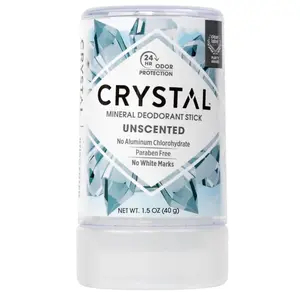 CRYSTAL Deodorant Mineral Deodorant Stick, Travel, 1.5 Ounce