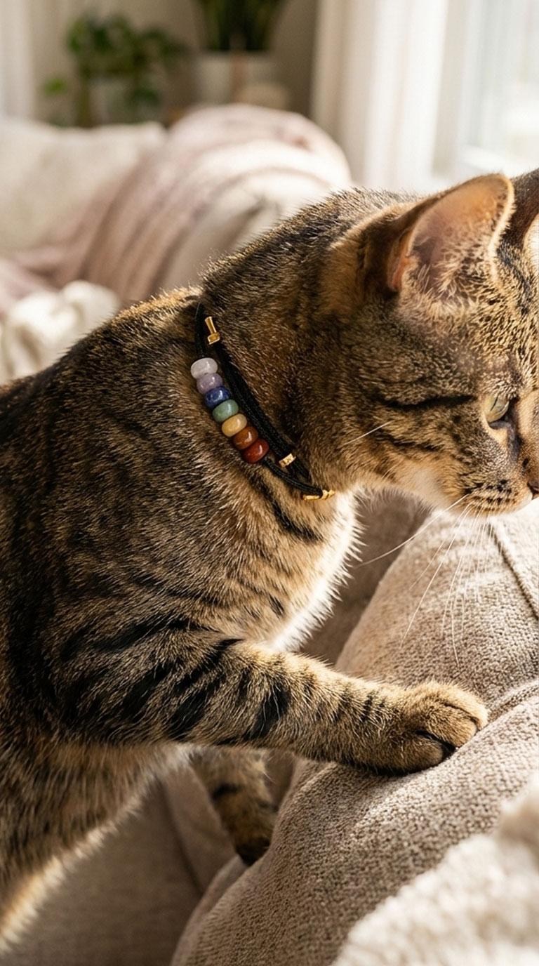 7 Chakra Bracelet Set for You & Your Pet Matching Energy Jewelry with Natural Stone Beads Adjustable Size Ideal for Pet Lovers