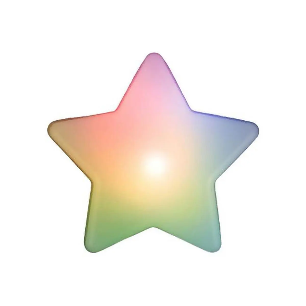 Clip-On Colorful Glow Star Body Light Decal for Cars, Clothes - Multi-Color Flashing Illumination Car Exterior Sticker Accessory