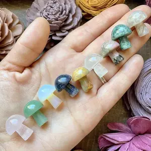 crystal mini mushrooms different materials