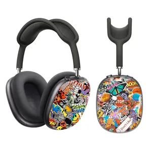 AirPods Max Earcup Cover - Poppy Playtime Sun Edition, Don't Be Loud Protective Case for Apple AirPods Max, Anti-Scratch Silicone Headphone Shell, Cute Sun Figure Accessory, Horror Game Merch Skin for Earphones