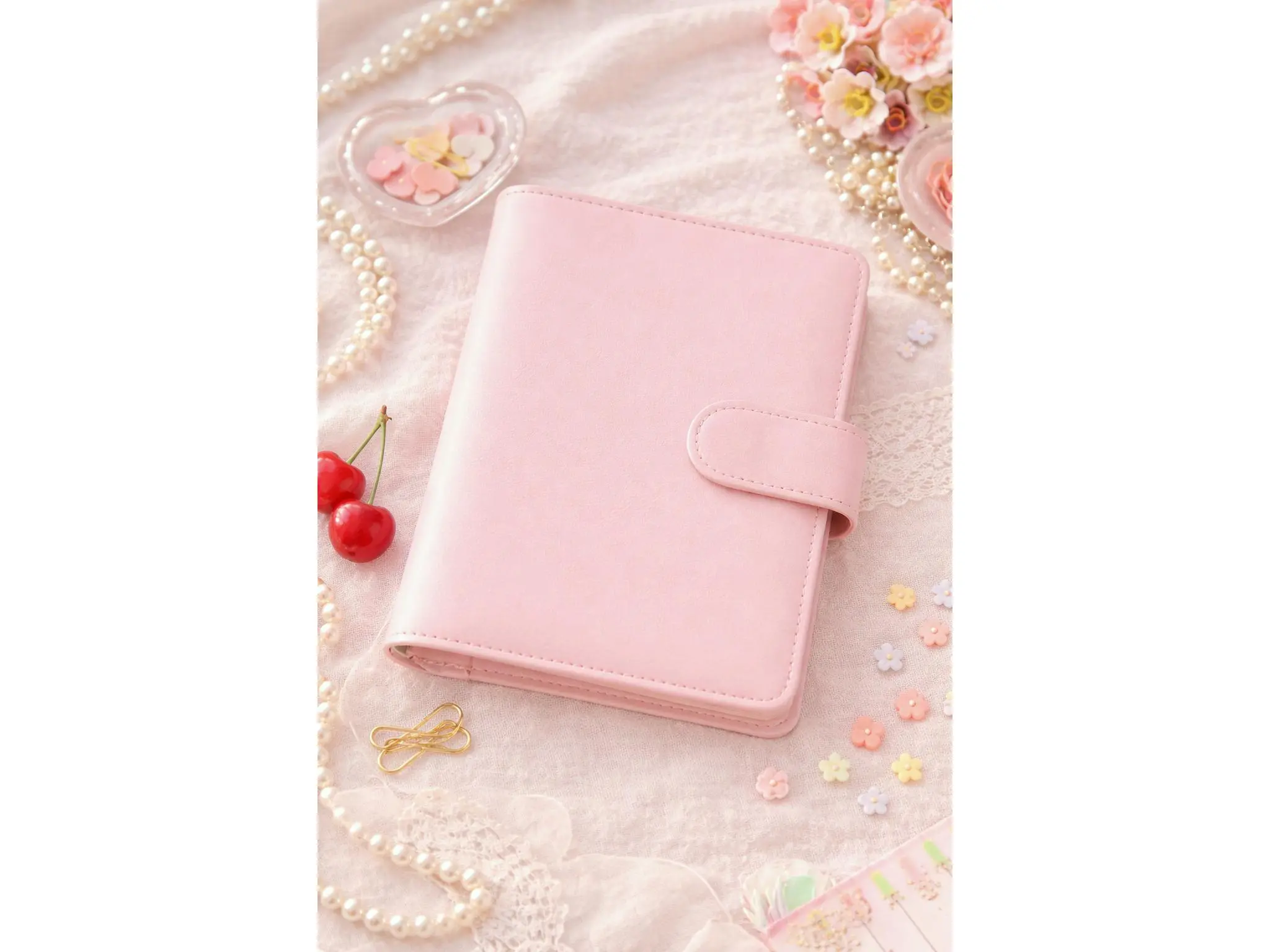 A6 Pink 6 Ring Binder Planner | Planner Organizer | Refillable Notebook