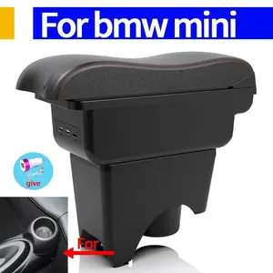 For MINI Cooper armrest box For Countryman R50 R52 R53 R56 R57 R58 R60 F55 F56 F57 F60 Car Armrest box Retrofit car accessories