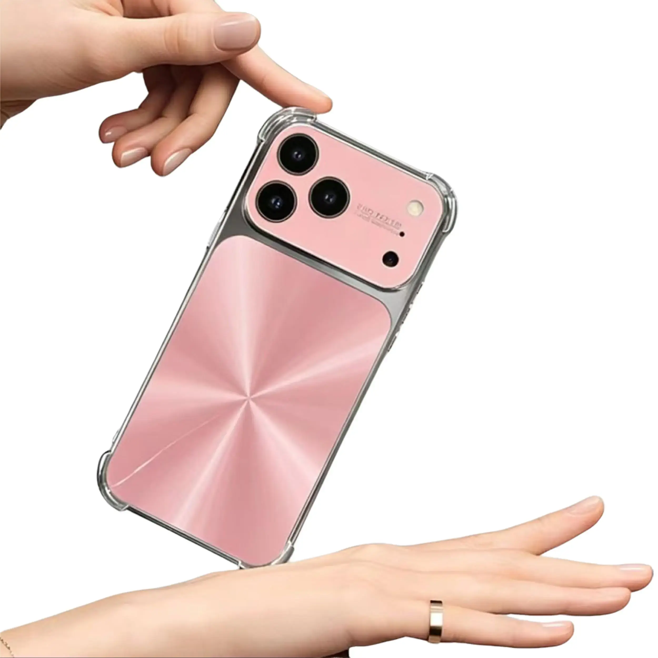 Electroplated aurora-style phone case, custom TPU protective cover, anti-drop corner protection, multi-layer soft phone accessory. When purchasing, please choose the corresponding model case for your phone.