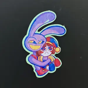 6 Ops TADC Plushie Stickers | The Amazing Digital Circus Stickers Gifts