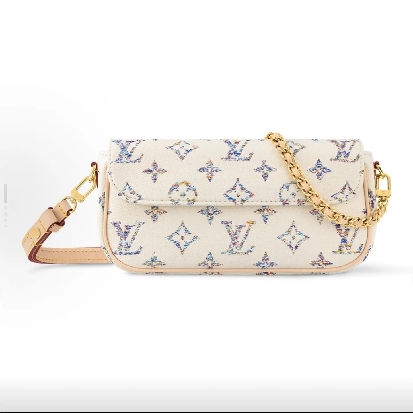 Pre-owned Louis Vuitton IVY Nautical Collection Blue & White Handbag Shoulder Bag