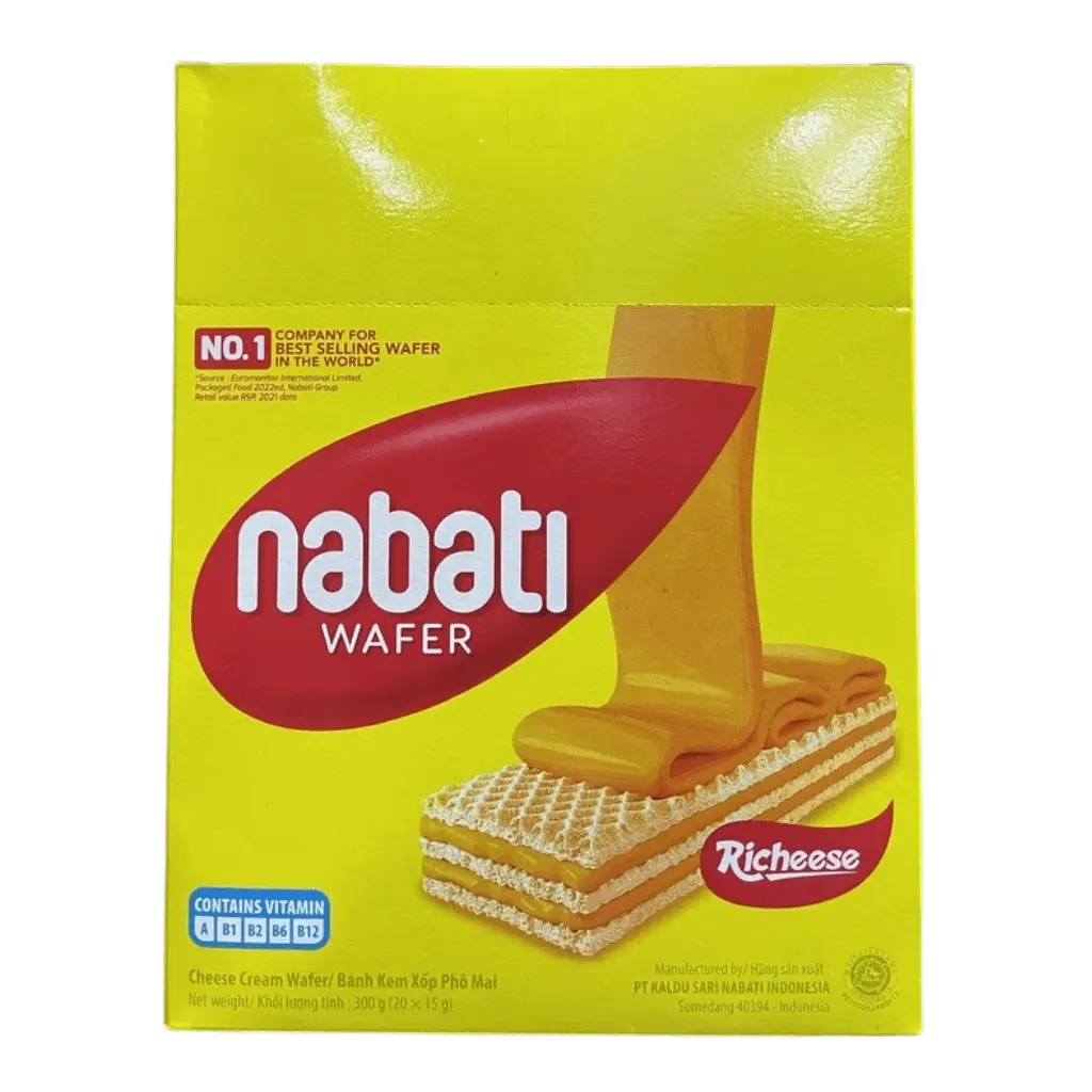 Nabati Cheese-Filled Crunchy Wafers, 300g Snack Biscuit Treat