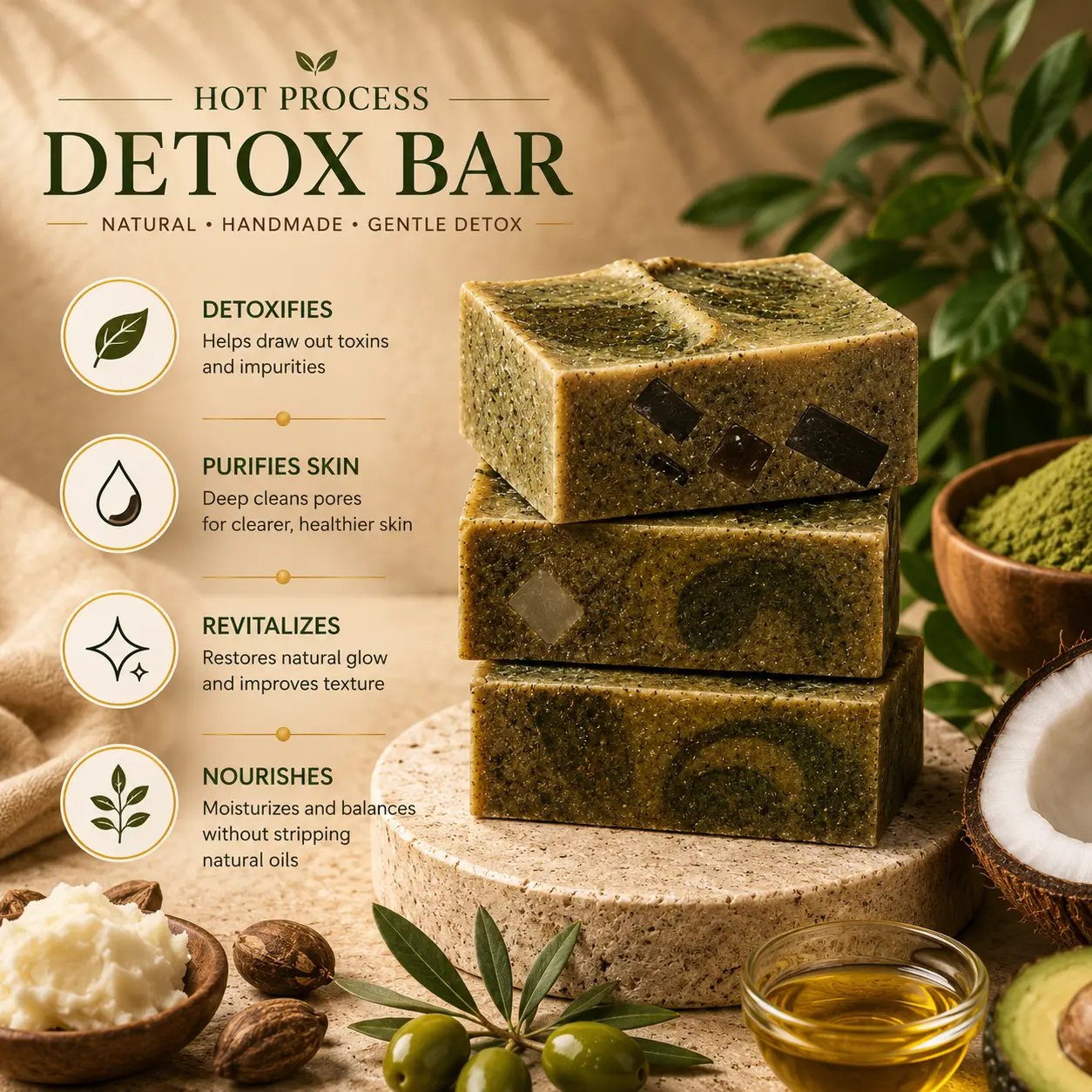 Da Perfect Detox Bar (Hot process )