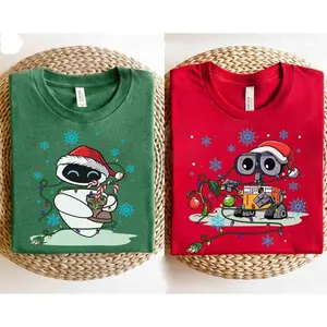 Cartoon Movie Character Inspired Christmas Lights Shirt, Matching Holiday T-Shirt, Sweatshirt, or Hoodie