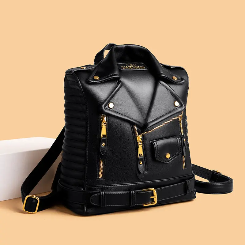 Soft Leather Backpack