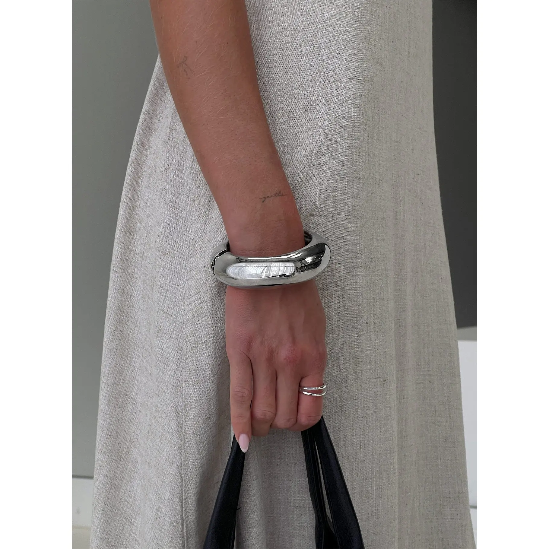 Eliya Chunky Bracelet Silver