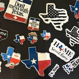 Texas Pride Vinyl Pack – 10-Piece Set for Trucks, Tumblers & More
