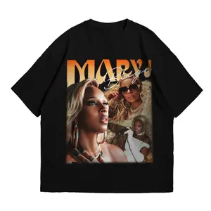 Mary T-shirt J. Blige, Hip-Hop Soul Tee, For Fans