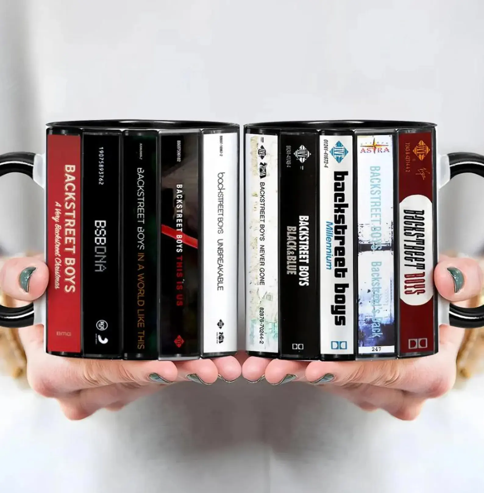 [SALE UP TO 50%] Backstreet Boys Vintage Cassette Albums Accent Mug