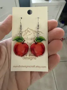 Apple earrings