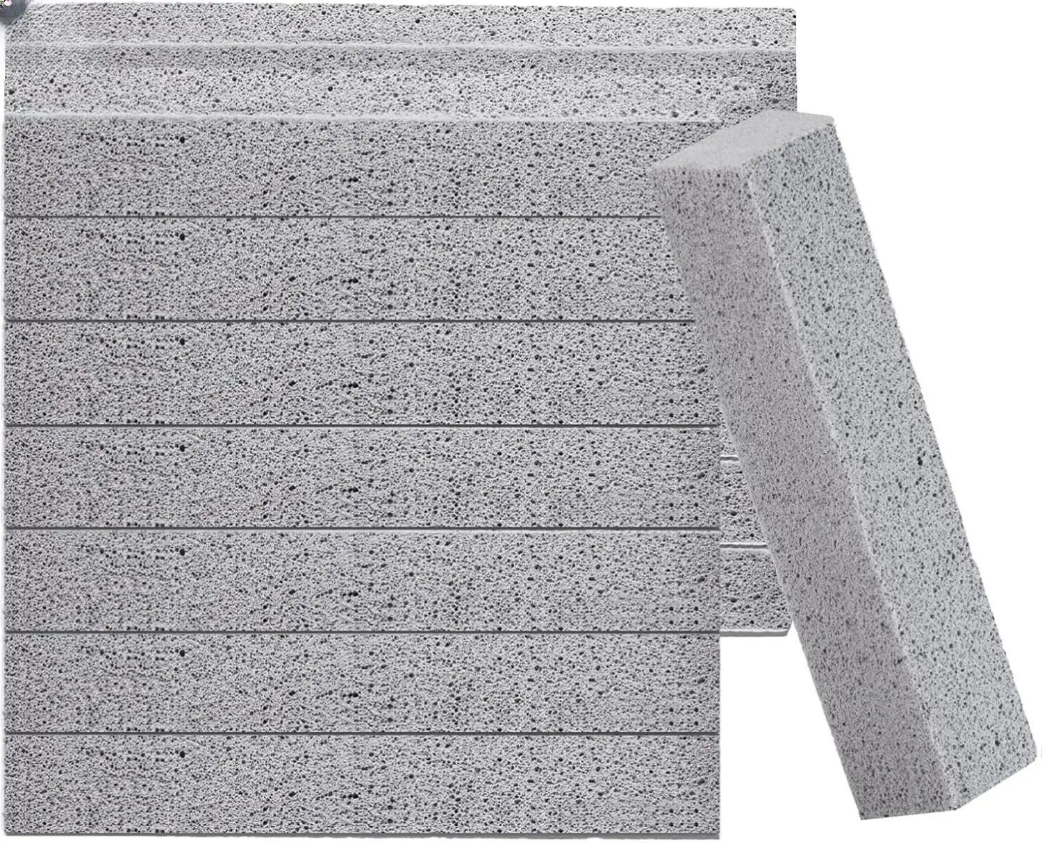 14 Pack Pumice Stone for Toilet Bowl Cleaning, Powerfully Cleans Hard Water Rings, for Cleaning Toilets, Bathtubs, Grills, Swimming Pools, Sinks