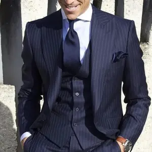 Men's striped suit set