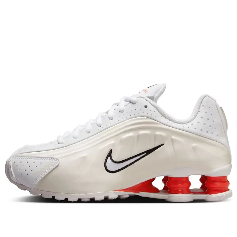 (GS) Nike Shox R4 'White Phantom Picante Red' CW2626-102