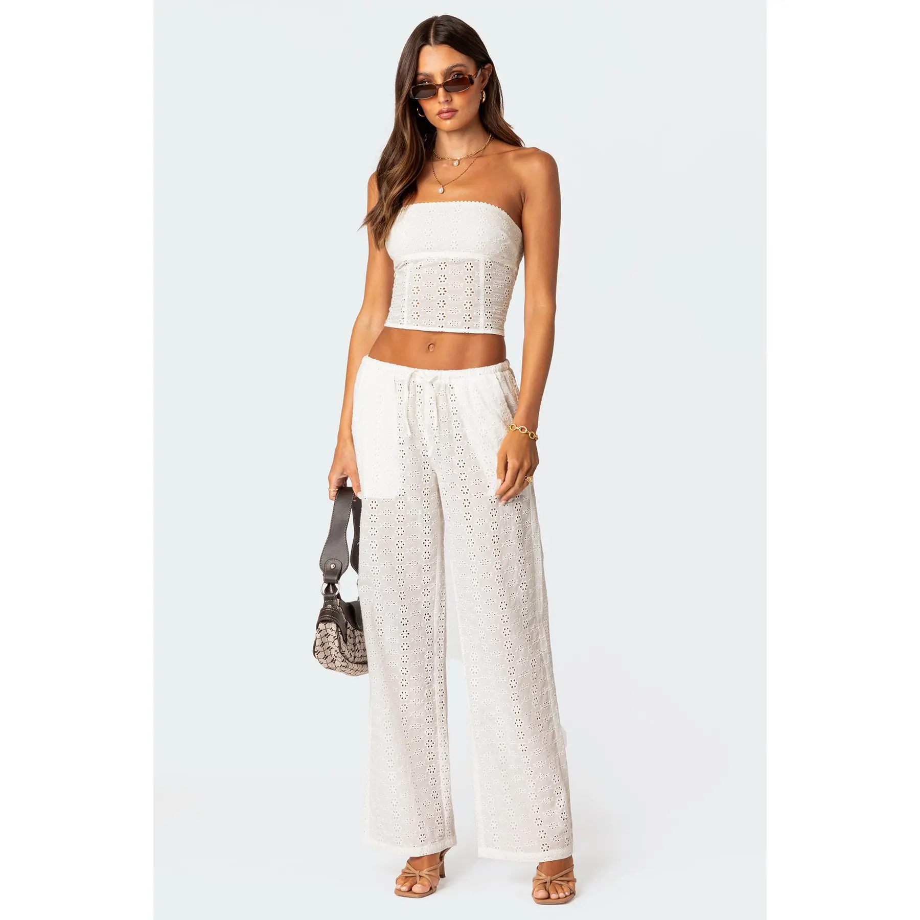 Lemon Lacey Cotton Pants