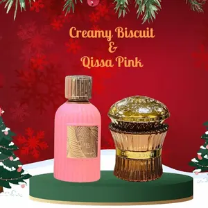 Bundle Qissa Pink & Cake Temptation Paris Croner Perfumes Bundle EDP Fragrances