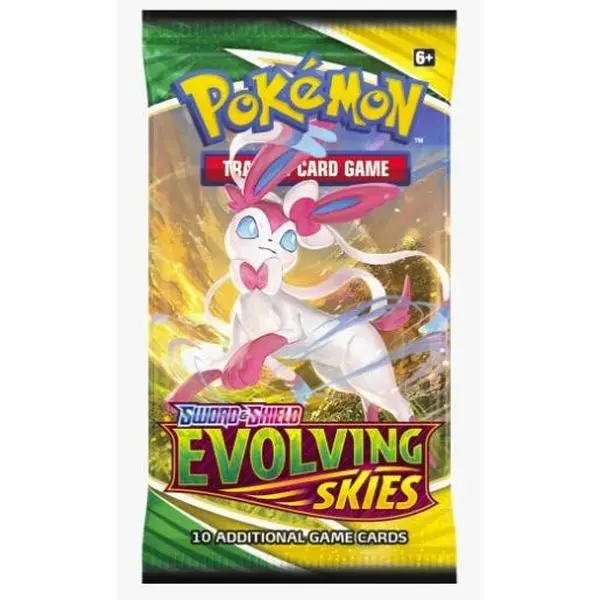 Evolving Skies Booster Pack Varying Pack Arts