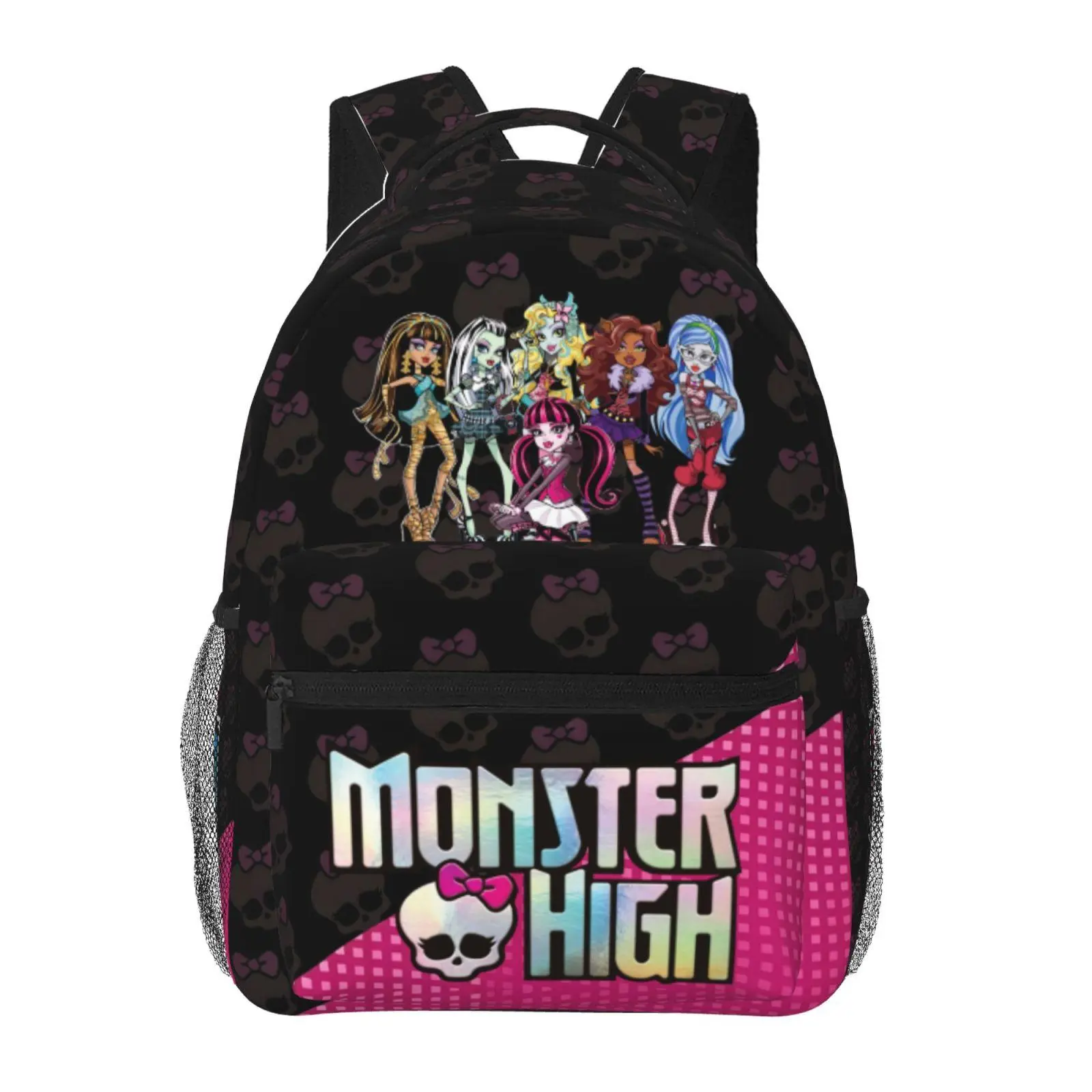 Monster high Laptop Backpack for Women Monster high dolls Travel Backpack Fashion Casual Daypack for College Work Commuting Trip