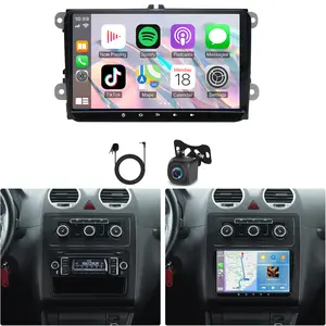 9" Android 14 Car Stereo for VW Bora 2006–2015 / Caddy 2003–2015 | Wireless CarPlay & Android Auto, 2+32GB, GPS, Bluetooth, WiFi, AHD Camera