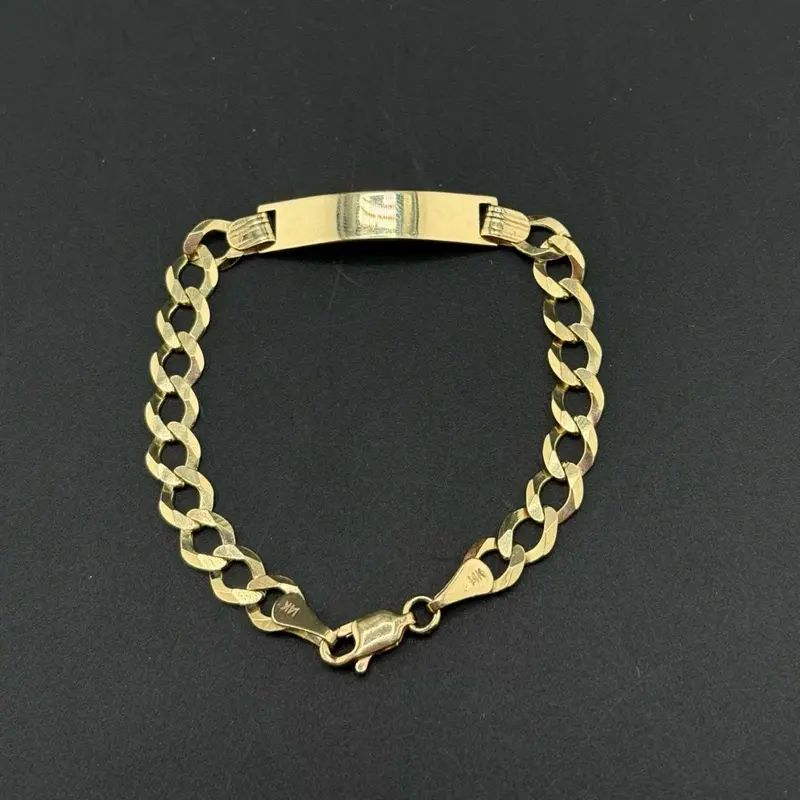 14k Solid Gold Baby Bracelet, Size 6