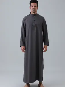 Men's Loose Comfortable Prayer Robe, Deep Casual Fitted Design, Muslim Daily Praying, Festive Formal Wear