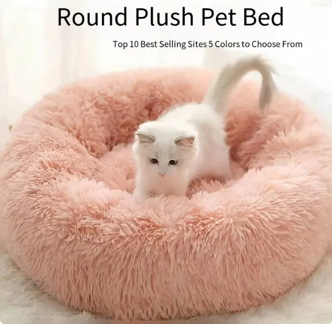 Cloth Cat Bed - All Seasons, Warm, Comfortable Immersive Mattress for Kittens, Pet Accessory with Warmth