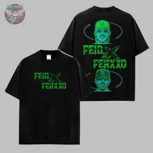 Feid Ferxxo Shirt V6 Size S-5XL - FEID vs FERXXO: Falxo Tour 2026 High-Quality Shirt Heavy Cotton Unisex T-Shirt, Graphic Reggaetón, Latin Pop Feid Ferxxo Fan Merch Gift For Music Lover