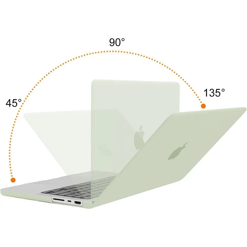 MOSISO 4 in 1 Hard Shell Case Bundle Compatible with MacBook Pro 14 (A2442), Protective Laptop Case Cover - Classic Color Collection