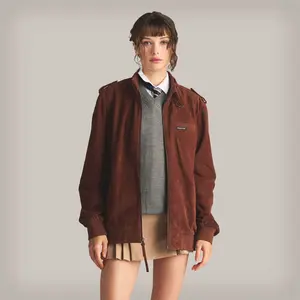 Women's Soft Suede Iconic Oversized Jacket Casual Comfort