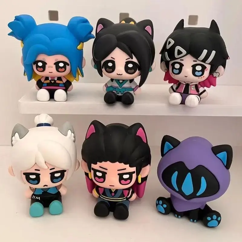 【IN STOCK】Valorant Hero Figure Toy - Clove, Sage, Omen, Jett, Neon, Reyna Collectible Statue, Cute Computer Case Decoration, Novelty Gift for Gamers, None