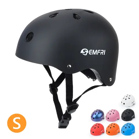 Kids Outdoor Biking Helmet - Adjustable, Lightweight, 8-Color, Durable ABS Construction, Ventilated, Extreme, Hygienic, 0.85-Inch Thick EPS Inner Shell, Secure Fit for 3-8 Years Old Boys & Girls, Fits Skating, Cycling