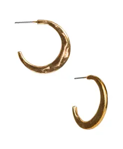 Hammered Hoop Earrings - Not So Basics