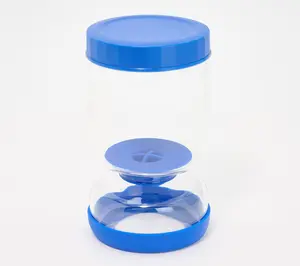 Genicook Hourglass Pickle & Olive Storage Jar With Fork
